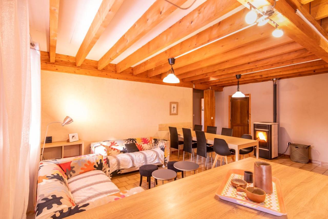 Villa Les Marmottes Pour 12 Avec Bain Nordique Privatif Camous Exterior foto